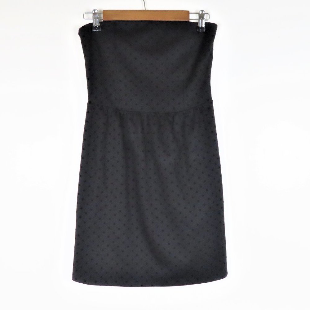 GAP Factory Womens Size 4 Strapless Black Knit Mini Dress NWT